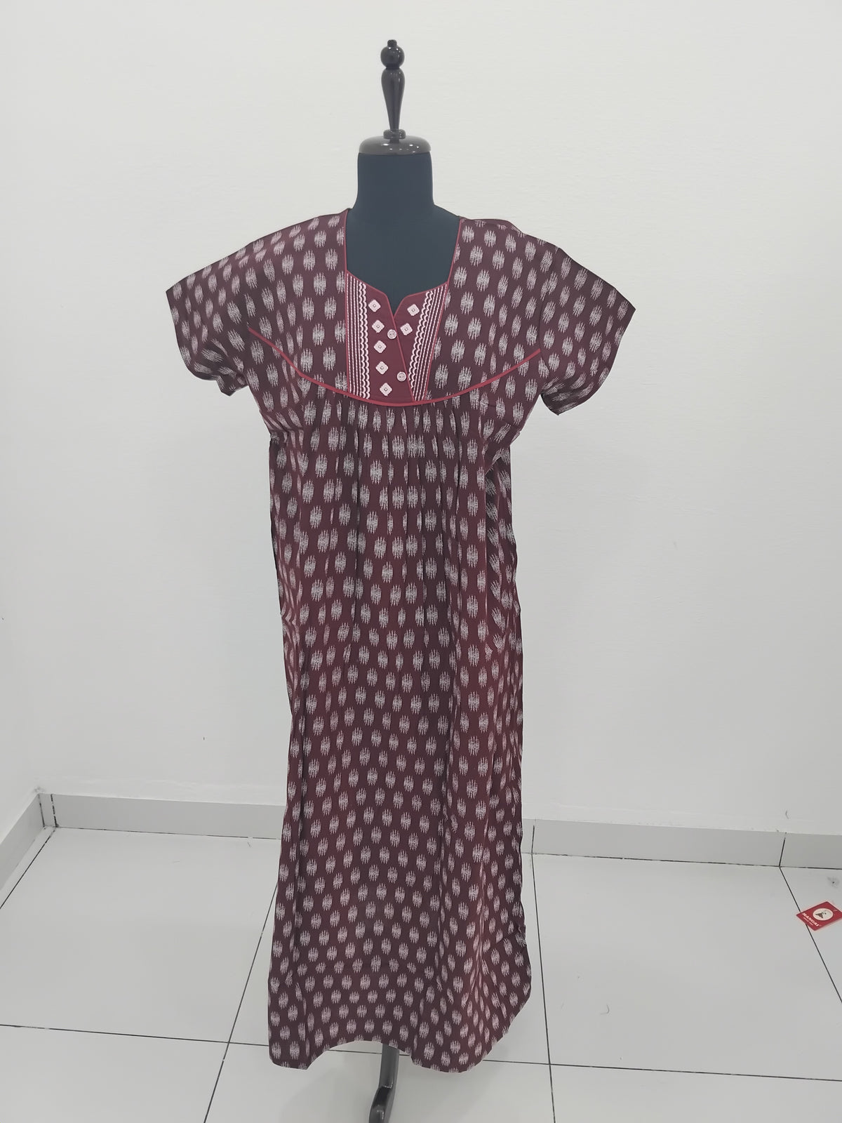 MANGAI Daily Wear Casual Comfort Fit Cotton Printed Nighties | Zipless Closed Model |Summer Arrival's for Trendy Women's (PPL COMBO)