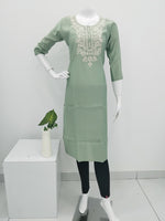 Stylish Rayon Kurthi's | Updated Collection for Trendy Design's| Collar Model |High Quality Rayon Kurthi's for Stylish Women's (SNGVI)