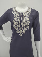 Stylish Rayon Kurthi's | Updated Collection for Trendy Design's| Collar Model |High Quality Rayon Kurthi's for Stylish Women's (SNGVI)