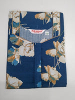 MANGAI Premium Cotton 60Inch Nighties - Fancy Neck | With Side Pocket | Shrinkage Free Nighties | Stylish Collection's for Trendy Women's - (60IN-FFN)