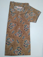 MANGAI Premium Cotton 60Inch Nighties - Fancy Neck | With Side Pocket | Shrinkage Free Nighties | Stylish Collection's for Trendy Women's - (60IN-FFN)