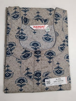 MANGAI Premium Cotton 60Inch Nighties - Fancy Neck | With Side Pocket | Shrinkage Free Nighties | Stylish Collection's for Trendy Women's - (60IN-FFN)