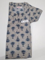 MANGAI Premium Cotton 60Inch Nighties - Fancy Neck | With Side Pocket | Shrinkage Free Nighties | Stylish Collection's for Trendy Women's - (60IN-FFN)