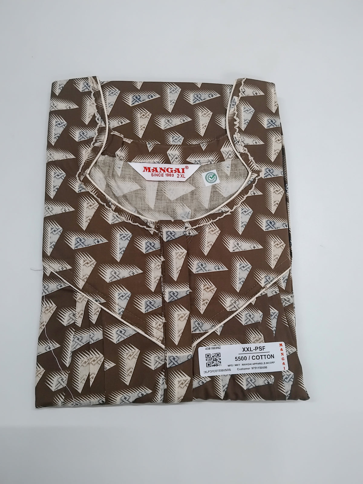 MANGAI Cotton Straight Zip Feeding Nighty |Post Pregnancy | Comfort and Style | Pleated Model | Soft Cotton Feeding Nighties (PSF)