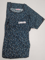 MANGAI Cotton Straight Zip Feeding Nighty |Post Pregnancy | Comfort and Style | Pleated Model | Soft Cotton Feeding Nighties (PSF)