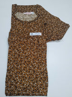 MANGAI Cotton Straight Zip Feeding Nighty |Post Pregnancy | Comfort and Style | Pleated Model | Soft Cotton Feeding Nighties (PSF)