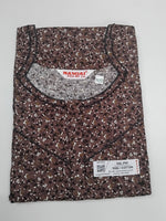 MANGAI Cotton Straight Zip Feeding Nighty |Post Pregnancy | Comfort and Style | Pleated Model | Soft Cotton Feeding Nighties (PSF)