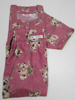 MANGAI Cotton Straight Zip Feeding Nighty |Post Pregnancy | Comfort and Style | Pleated Model | Soft Cotton Feeding Nighties (PSF)