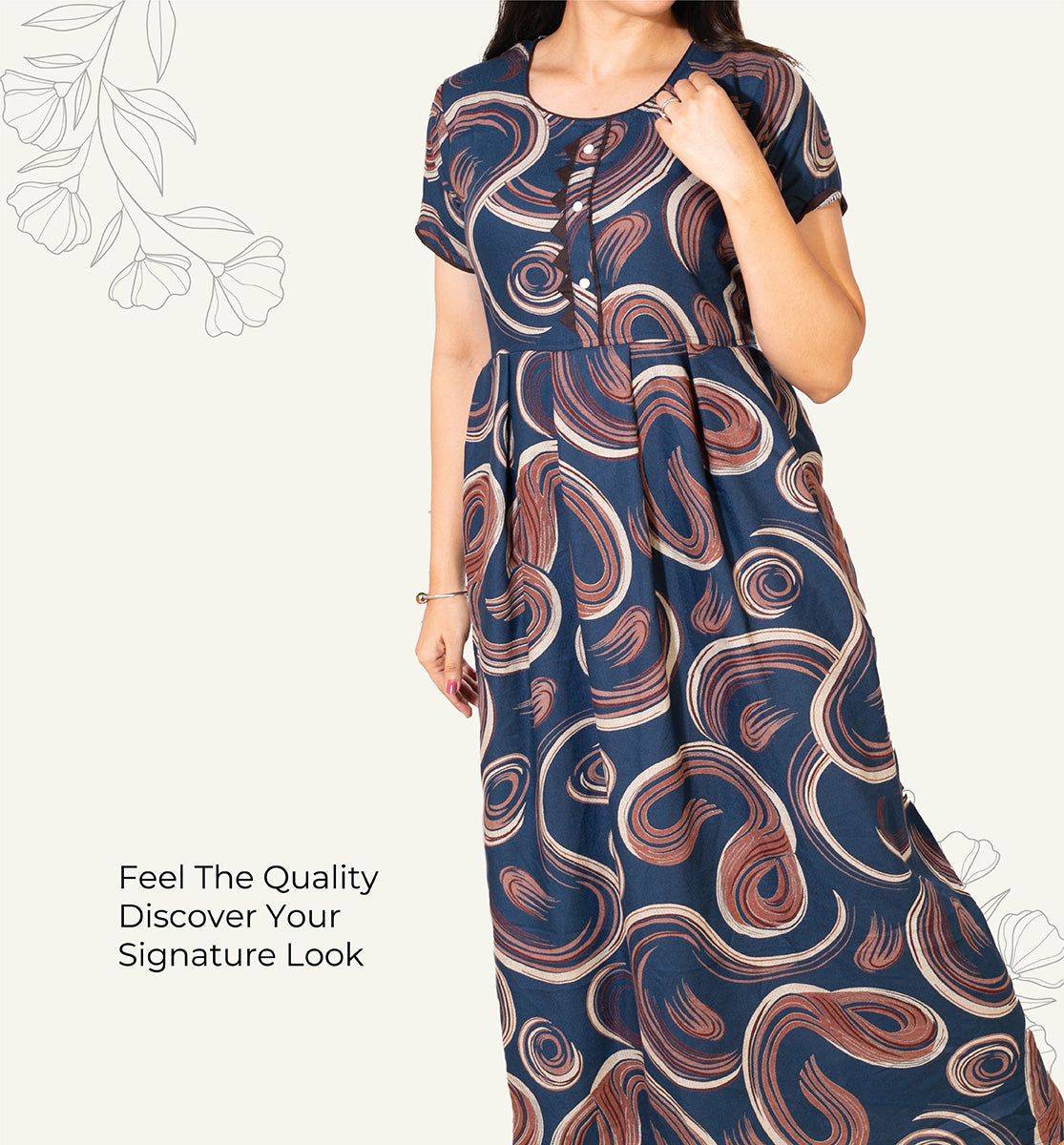 Shop Alpine Kurti Style Nighties Online Mangai Nighties