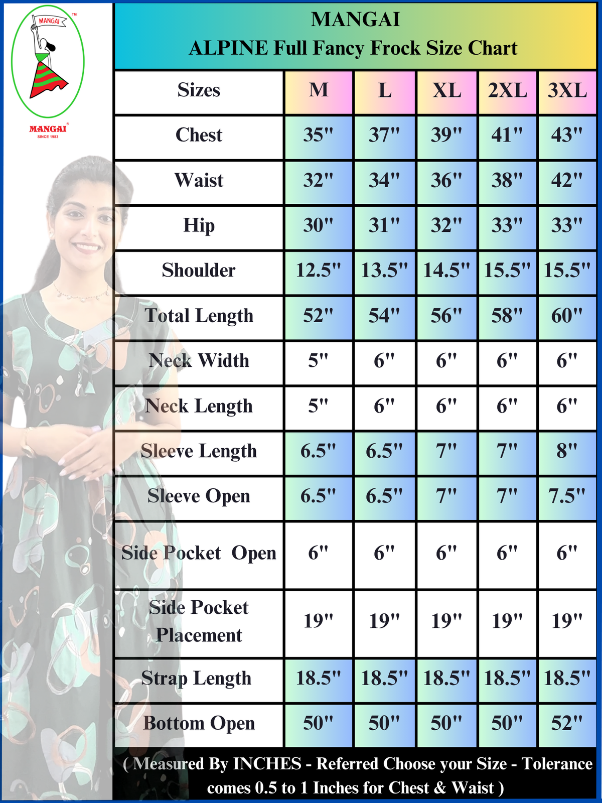 Stylish Alpine FULL FROCK Model Nighties| Fancy Sleeves & Neck Pattern| Side Pocket with Back Tie Rope | Perfect Nightwear Trendy Women's (FRK)