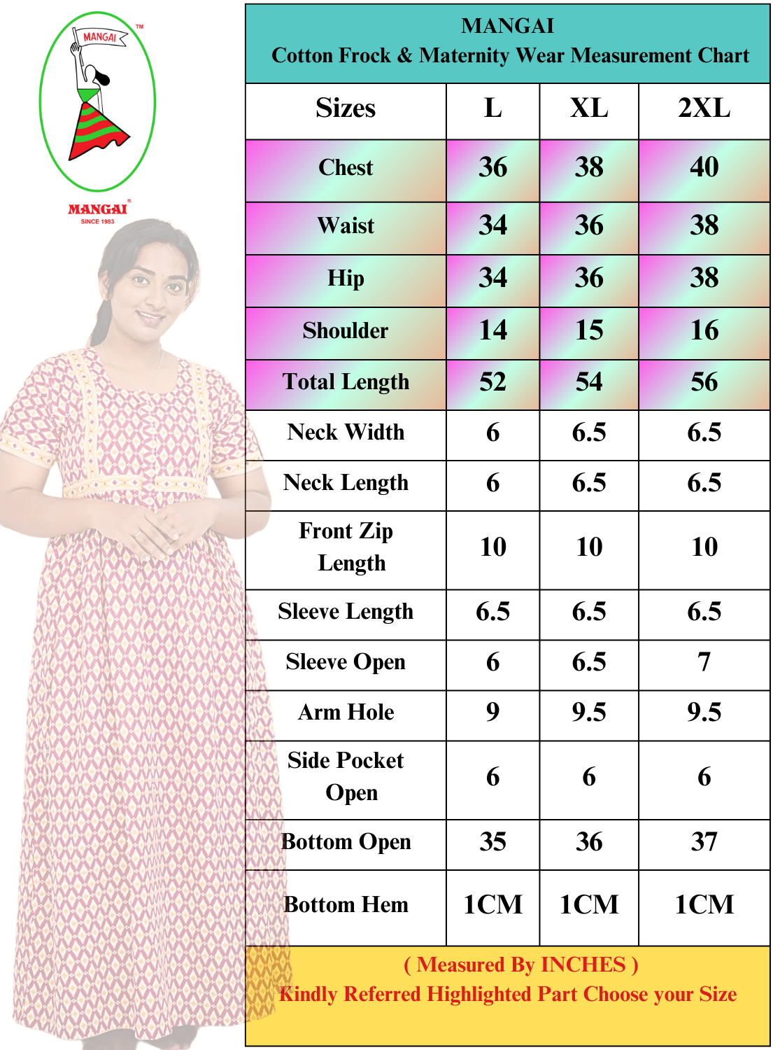 Casual Wear Cotton FROCK Model Nighties