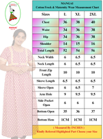 MANGAI Premium Casual Wear Cotton FROCK Model Nighties | Stylish Pleated Frock Style | Multipurpose Nighties | Casual & Pregnancy Wear | Pleated Model | Stylish Nighties for Stylish Women (MW)