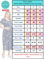 New Arrivals 4-IN-ONE MAXI Mom's Feeding & Casual Wear | Stylish Maxi Style | Invisible Feeding Zipper | Perfect Pre & Post Pregnancy Wear   (MAXI 4-IN-ONE)