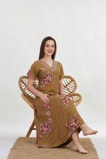 New Alpine Embroidery Nighties | Zip Less Model | Soft Alpine | Comfort Nighties for Stylish Women (CPL)