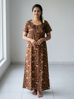 Cotton FROCK Model Casual Wear Nighties | Stylish Pleated Frock Style | Multipurpose Nighties | Pregnancy Wear | Pleated Model | Stylish Nighties for Stylish Women (PWC)