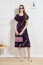 New Stylish Alpine Smocking Maxi Frock Model Nightgown for trendy Women's & Teenage Girl's (ASM)