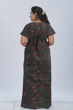 Premium Cotton Printed Pleated Nighties