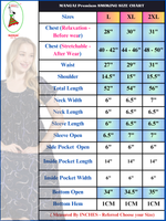 New Smocking Nighty | Stretchable Elastic Type | Beautiful Pleated Model | Side Pocket | Stylish Nighty for Stylish Women's (SYS)