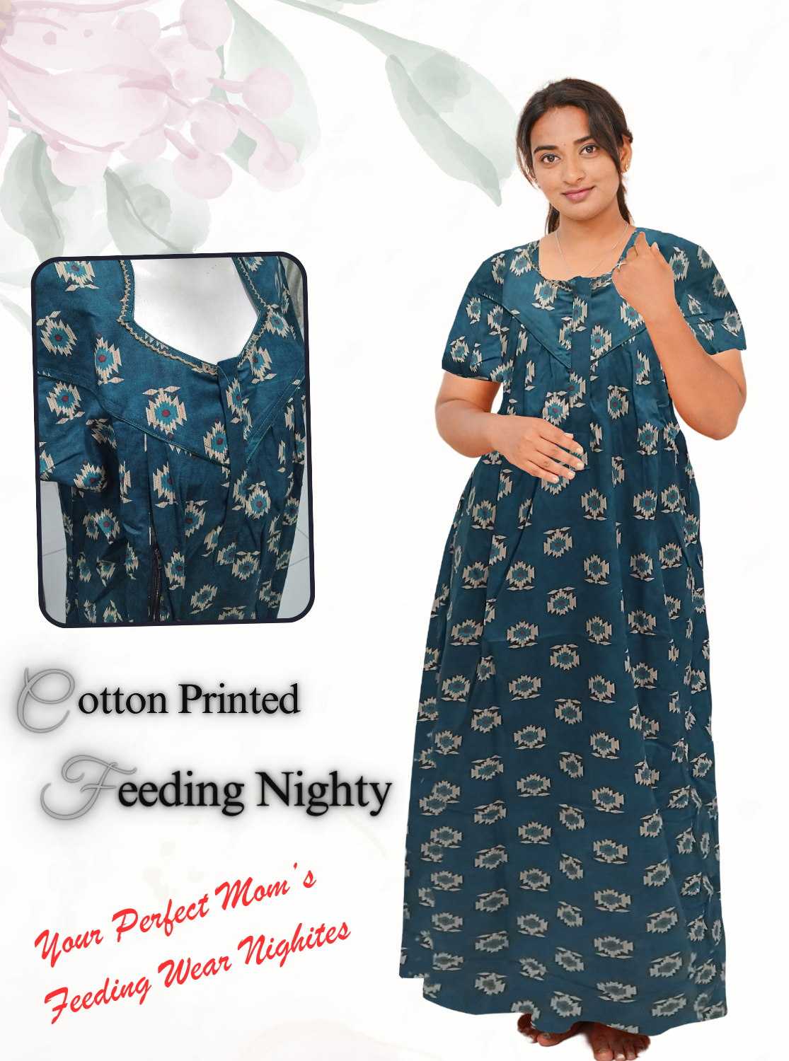 Premium Cotton Frock Model Nighties