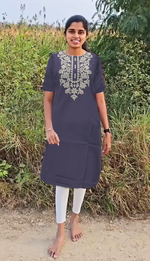 Stylish Rayon Kurthi's | Updated Collection for Trendy Design's| Collar Model |High Quality Rayon Kurthi's for Stylish Women's (SNGVI)