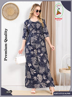 Alpine KURTI Style | Beautiful Stylish KURTI Model | Long 3/4 Sleeve & Side Pocket | Fresh Collection's for Stylish Women's (MKA(3/4)