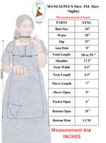 Premium Cotton Printed Pleated Model Nighties