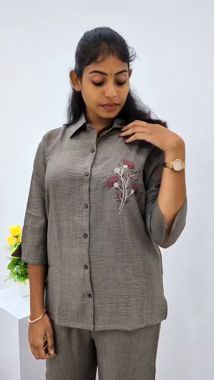 Premium Linen Cord Set Night Suits – Perfect Nightwear for Teenagers & Women (Linen Cord Set )