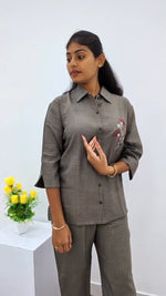 Premium Linen Cord Set Night Suits – Perfect Nightwear for Teenagers & Women (Linen Cord Set )