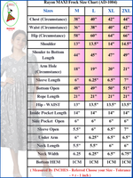 Festive Wear Stylish Grey Circle Print Rayon Maxi Frock with Back Tie - Mangai Nighties