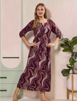 Brown Alpine Kurti Style Dress- Mangai Nighties