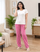 Cream With Pink