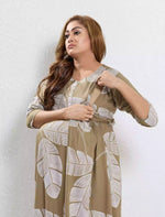 Rayon Maternity Wear Invisible Feeding Zip - Mangai Nighties