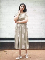 Rayon Paisley Print Casual Maxi Dress | Mangai Nighties