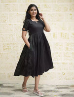 Rayon Stylish Neck Casual Wear Maxi Dress | Mangai Nighties