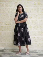 Rayon Paisley Print Casual Maxi Dress | Mangai Nighties