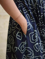 Rayon Floral Print Stylish Maxi Dress with Back Tie| Mangai Nighties