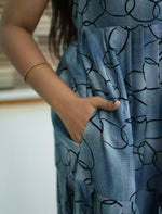 Alpine Contemporary Print 3 Layer Frock - Mangai Nighties