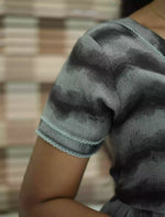 Alpine Wave Print 3 Layer Frock with Back Tie - Mangai Nighties
