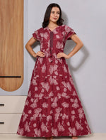 Alpine Gathering frock Soft and breathable fabric for all-day comfort - Mangai Nighties 