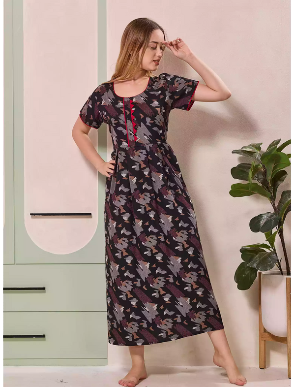 Black Alpine Kurti Style – Mangai nighties