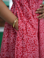 Floral Print Cotton Feeding and Casual Frock Mangai Nighties