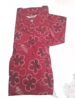 MANGAI Premium Cotton Printed Pleated Model Half Sleeve 4XL Size Nighties