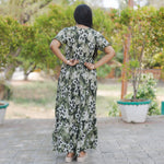 Rayon Full Frock with Adjustable Back Tie Rope Back Vide - Mangai Nighties 