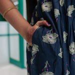 Rayon Maxi Frock Flared Bottom with Side Pocket - Mangai Nighties 