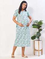 Hosiery Cotton Mom's careZipless Feeding Wear - Mangai Nighties 
