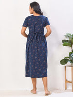 Zipless Maternity Feeding Frock made from soft hosiery cotton - Mangai Nighties 