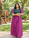 MANGAI New Festive Maternity Wear | Invisible Feeding Zipper | Side Pocket | Adjustable Back Tie Rope | Long Top Casual Wear (MFW-N)