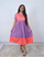 Large / Purple & Coral Pink