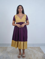 Plain Rayon Mix & Match Embroidery Maxi with Back Tie | Mangai Nighties