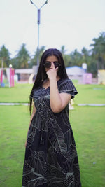 Stylish Arrivals Rayon Gathering Frock Model Night Gown's | Front Adjustable Gathering Style Rope | Double Layer Sleeve | Trending Collection's for Stylish Women's (FKG)